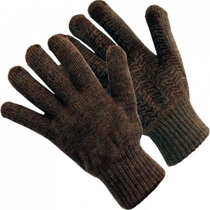 Утепленные полушерстяные перчатки БЕРТА 538-10(П1811-X) 1923747